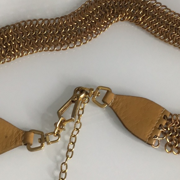 Vintage 90s Prada Gold Chain Link Belt - Picture 4 of 7